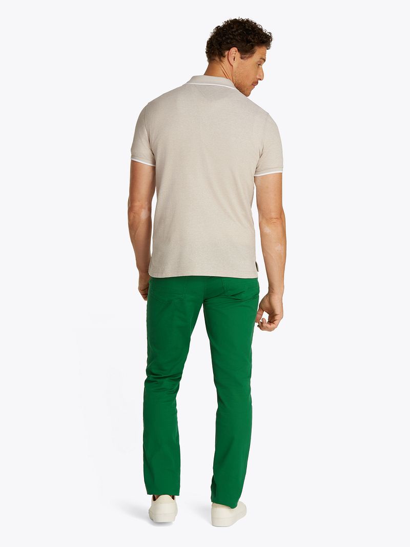 Tommy Hilfiger Linen Piqué Poloshirt Beige