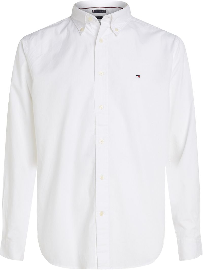 Tommy Hilfiger Poplin Hemd Flex Weiß - Größe XL günstig online kaufen