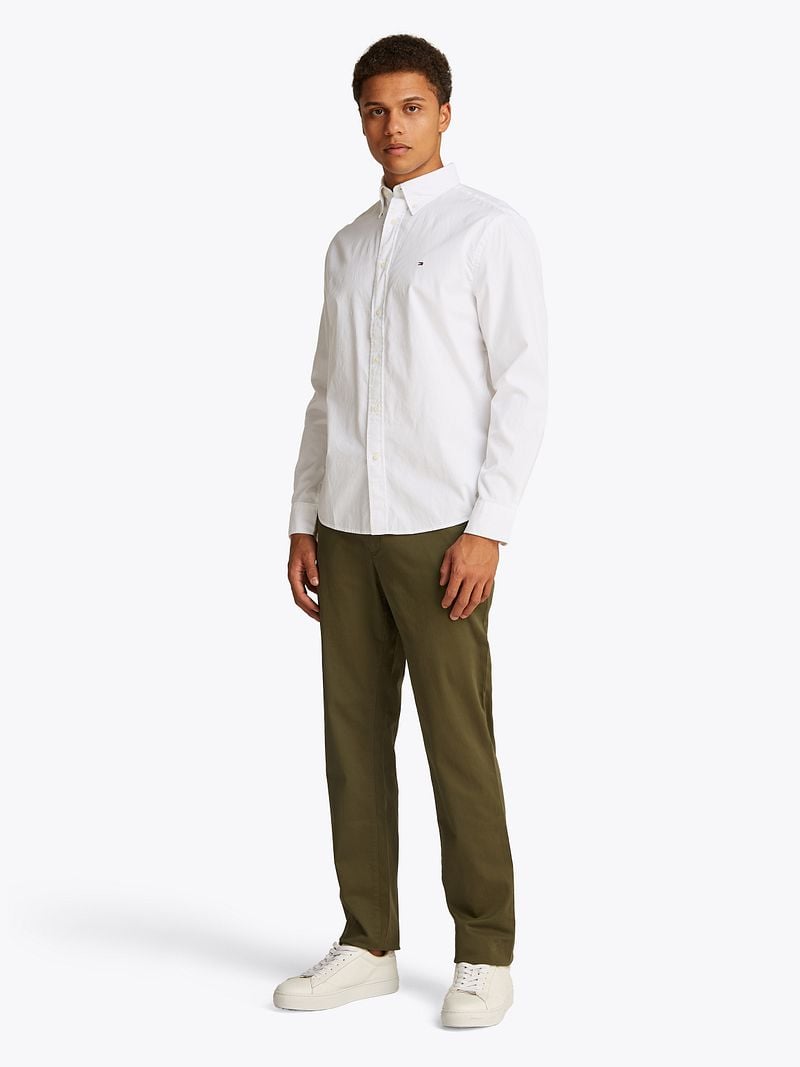 Tommy Hilfiger Poplin Hemd Flex Weiß - Größe XL günstig online kaufen