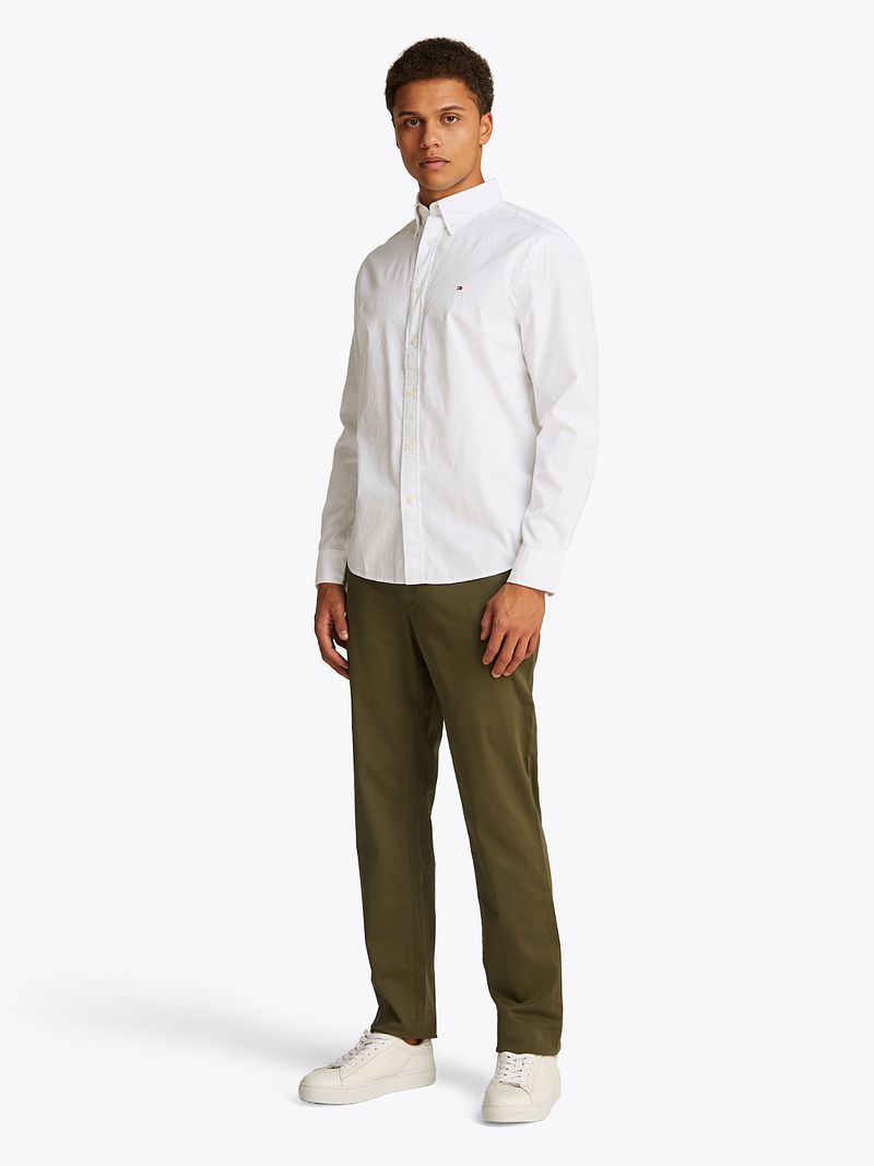 Tommy Hilfiger Poplin Hemd Flex Weiß - Größe XXL günstig online kaufen
