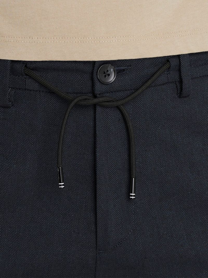 Vanguard V11 Short Herringbone Linen Blend Navy