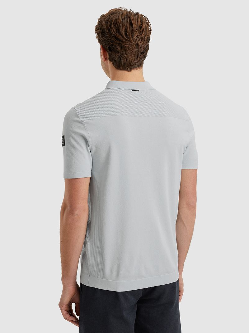 Vanguard Poloshirt Half-Zip Lichtblauw