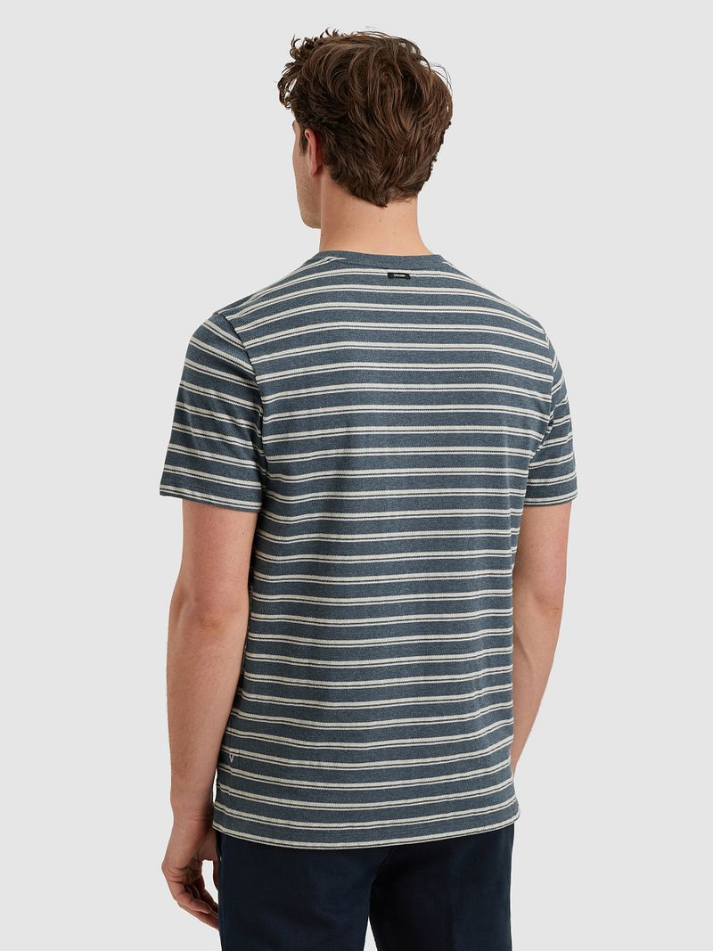 Vanguard T-Shirt Jersey Melange Blauw