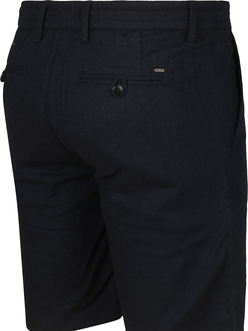 Vanguard V11 Short Herringbone Linen Blend Navy