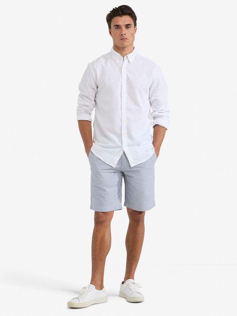 McGregor Hemd Linen Blend Weiß - Größe XL günstig online kaufen