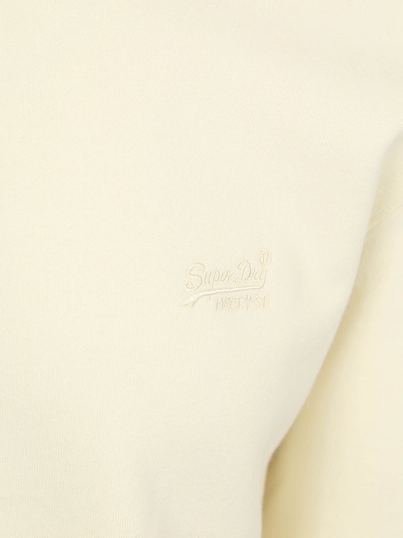 Superdry Half Zip Pullover Henley Essential Ecru - Größe XL günstig online kaufen
