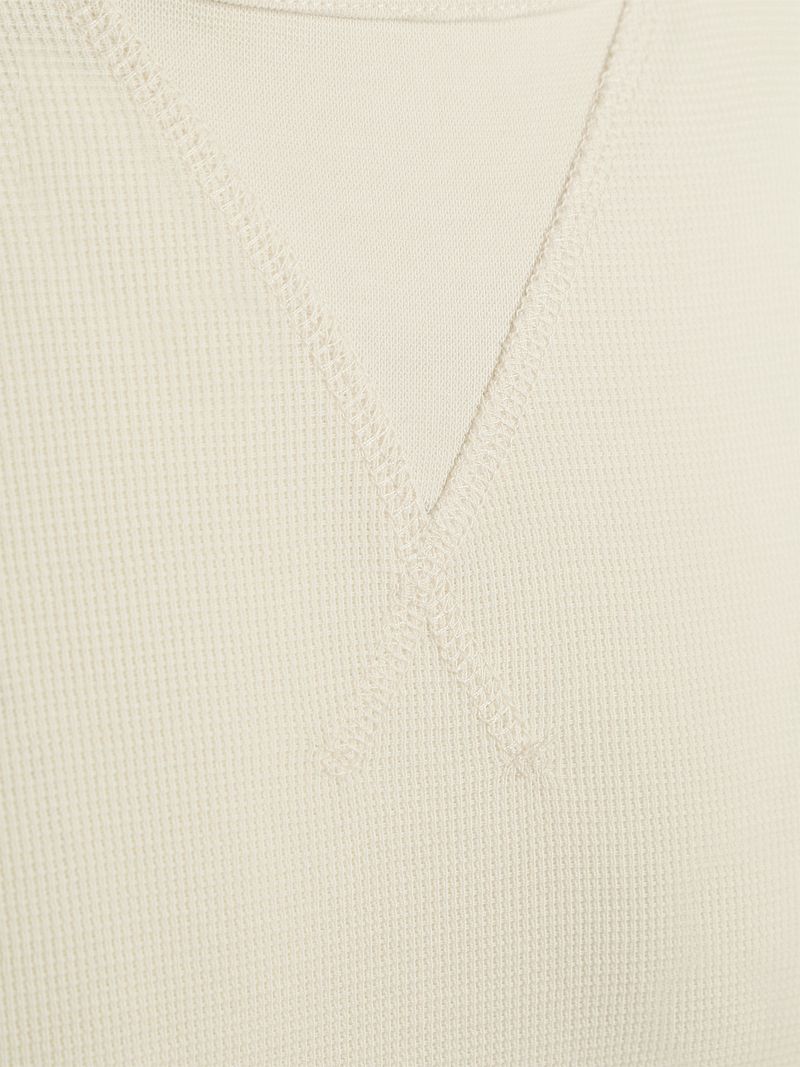 Scotch and Soda Longsleeve Waffle T-Shirt Ecru - Größe M günstig online kaufen