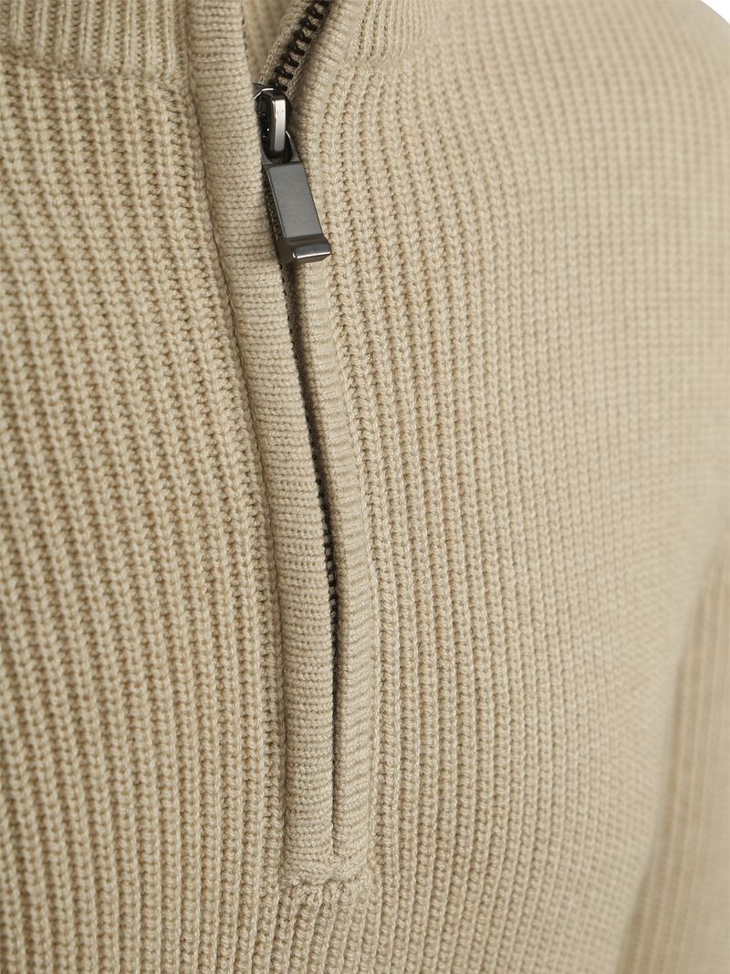 Suitable Half Zip Pullover Patch Ecru - Größe L günstig online kaufen
