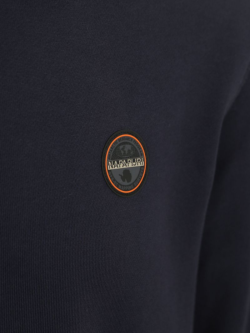 Napapijri Badge Hoodie Navy