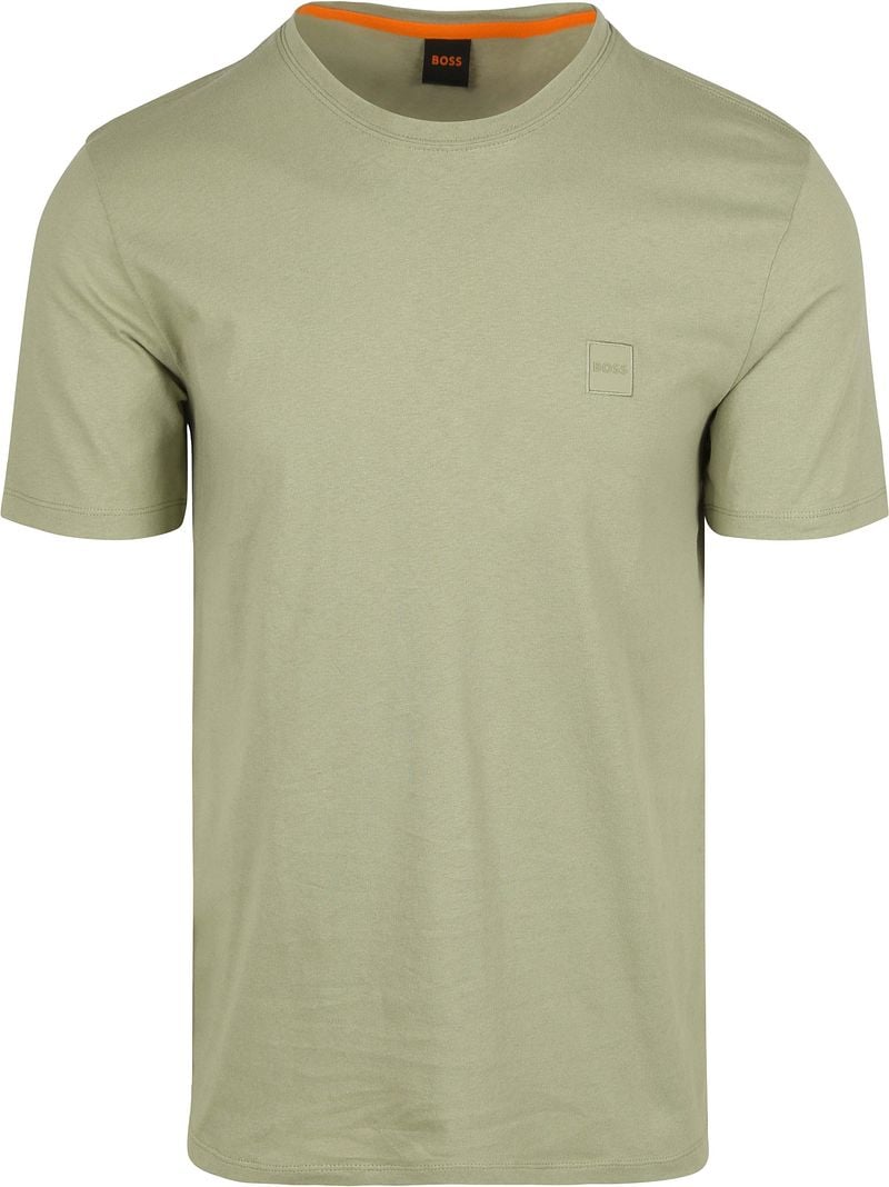 BOSS T-shirt Tales Open Grün - Größe M günstig online kaufen