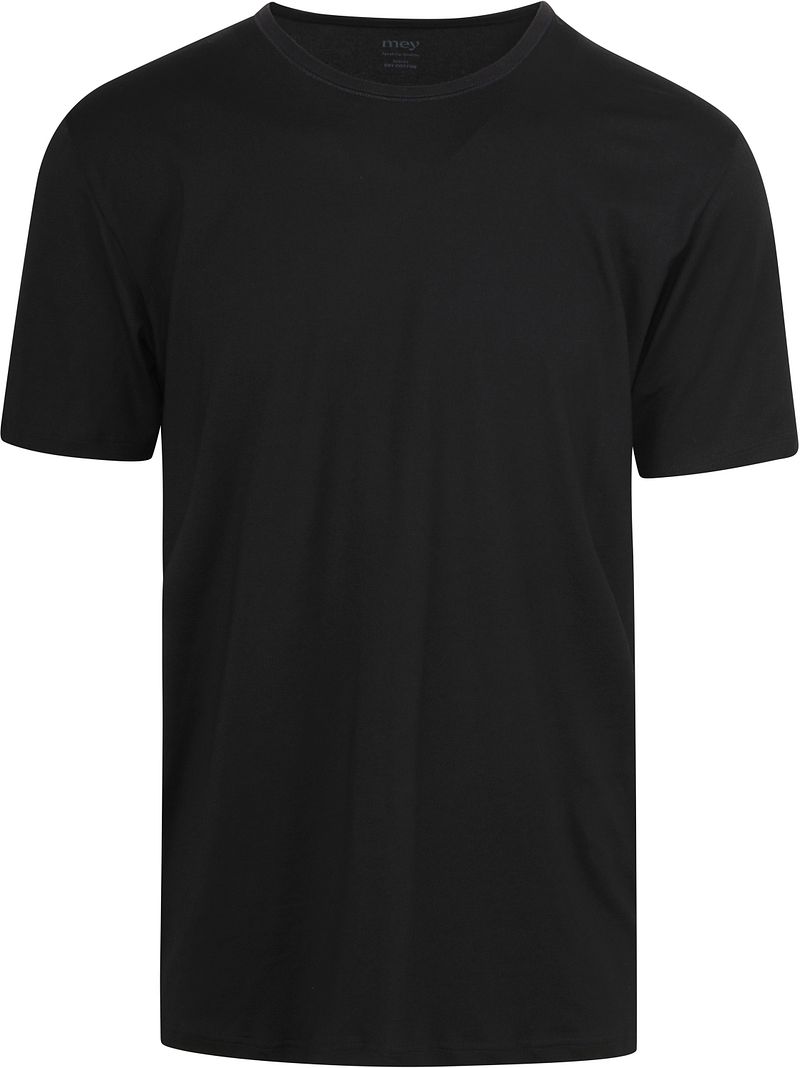 Mey Dry Cotton O-Ausschnitt T-Shirt Schwarz - Größe XXL günstig online kaufen