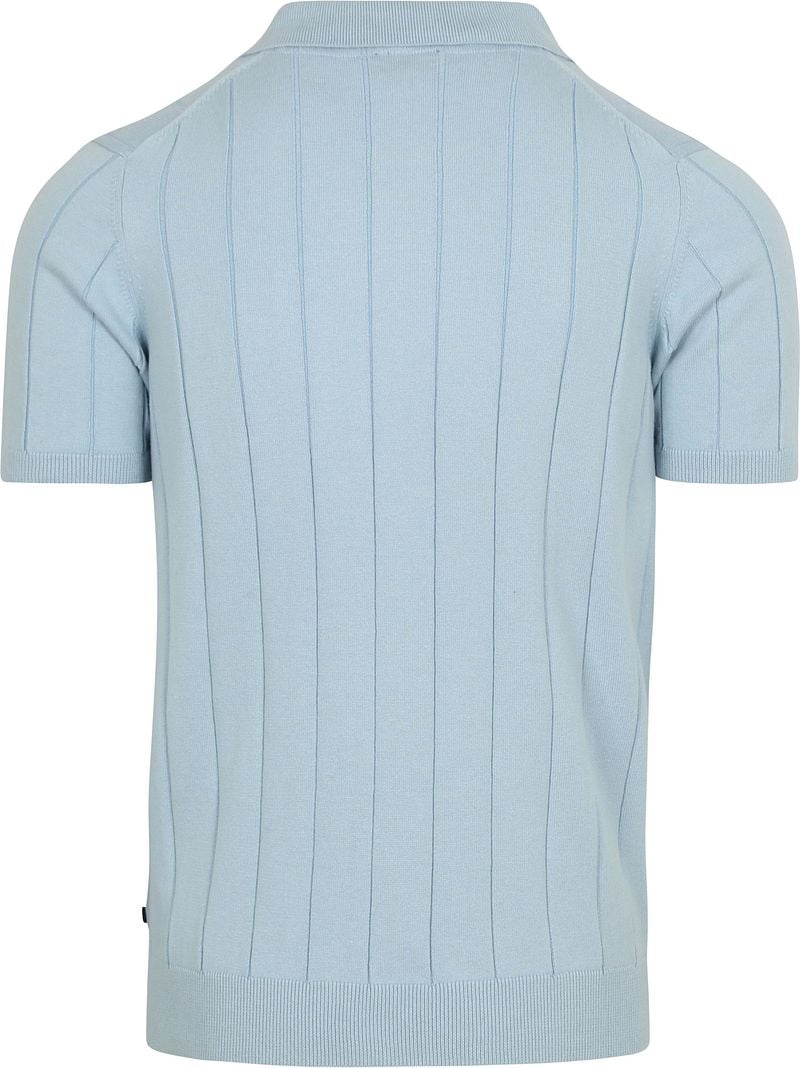 Suitable Respect Polo Drop Needle Lichtblauw