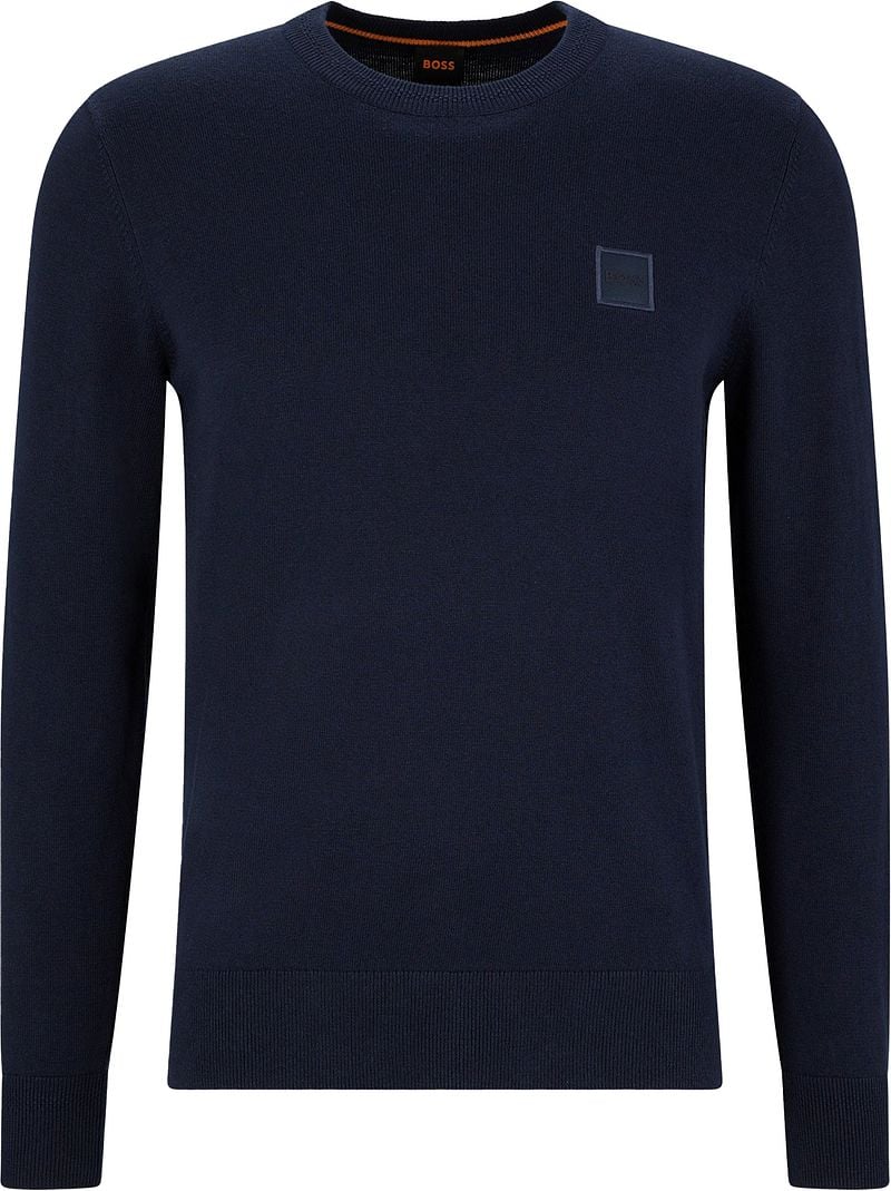 BOSS Pullover Kanovano Navy - Größe L günstig online kaufen