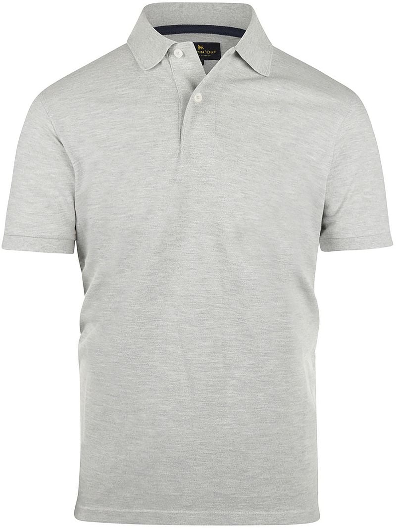 Steppin' Out Poloshirt Piqué Classic Melange Grau - Größe XL günstig online kaufen