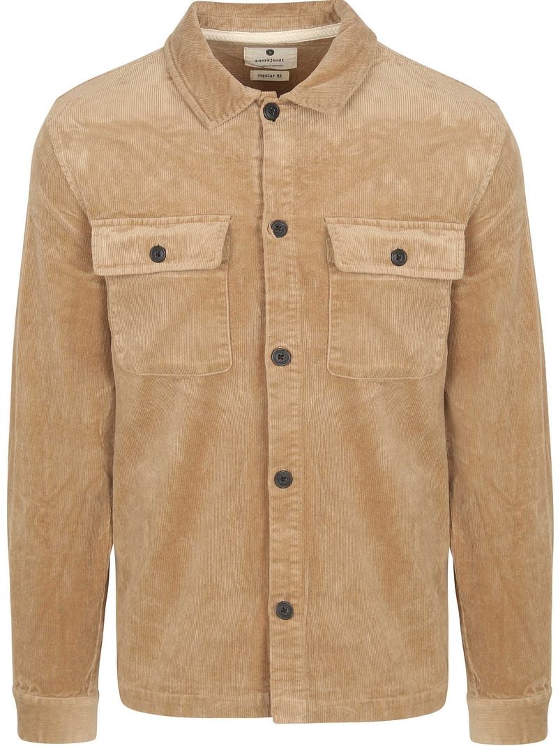 Anerkjendt  Overshirt Oscar Corduroy Beige