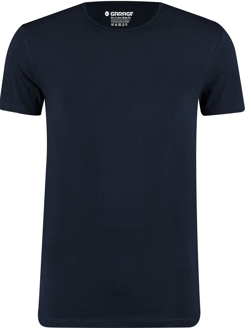 Garage 2-Pack Basic T-shirt Bio Dunkelblau - Größe XL günstig online kaufen