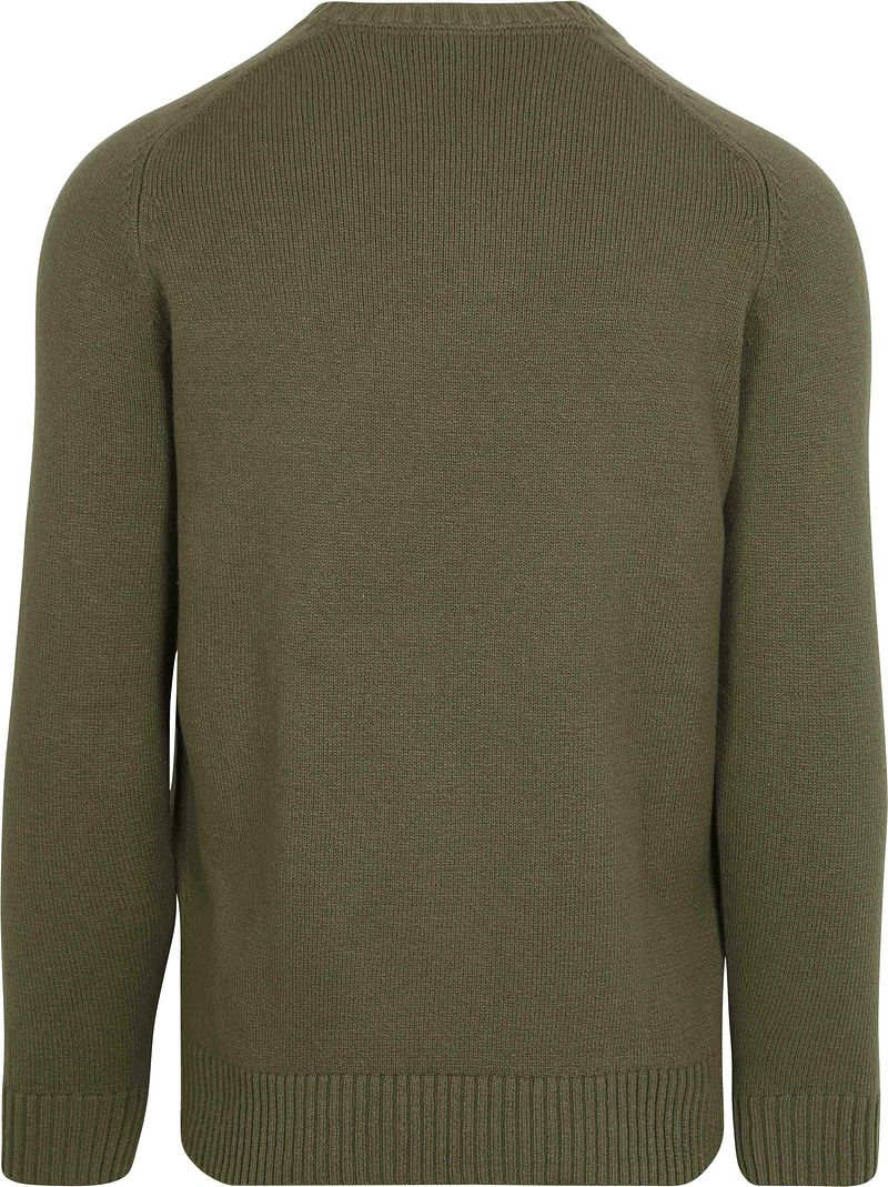 Suitable Pullover Raw Olijfgroen