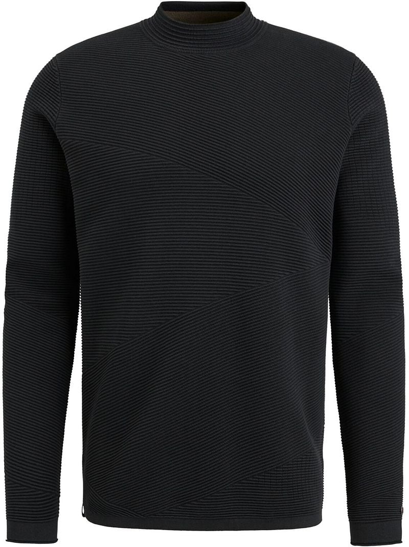 Cast Iron Turtleneck Pullover Schwarz - Größe XL günstig online kaufen