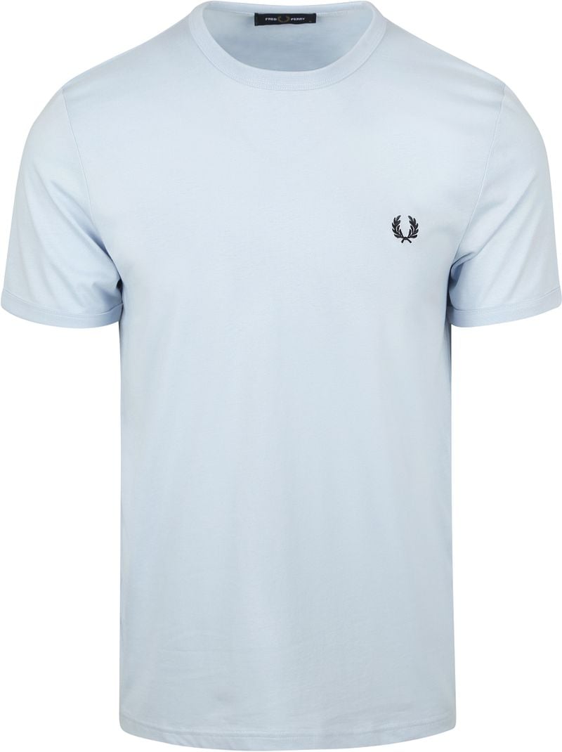 Fred Perry T-shirt Ringer Hellblau - Größe XXL günstig online kaufen