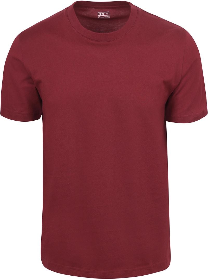 King Essentials The Steve T-Shirt Burgundy