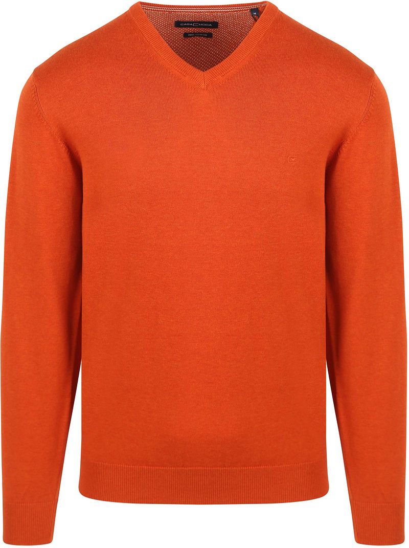 Casa Moda Pullover V Orange - Größe XL günstig online kaufen