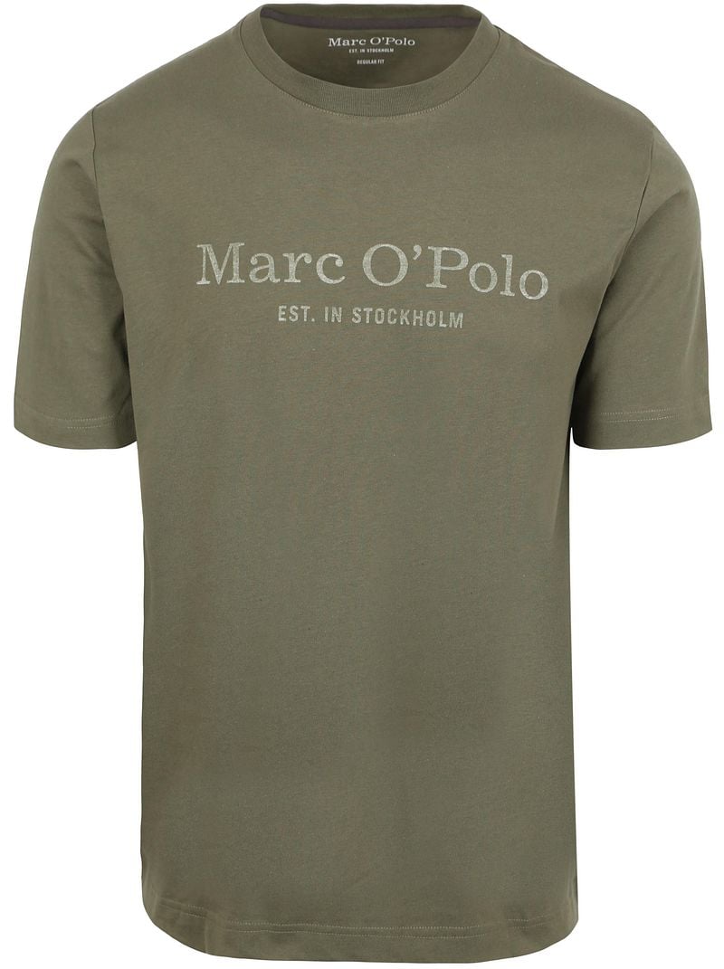 Marc O'Polo Regular fit T-shirt van puur katoen