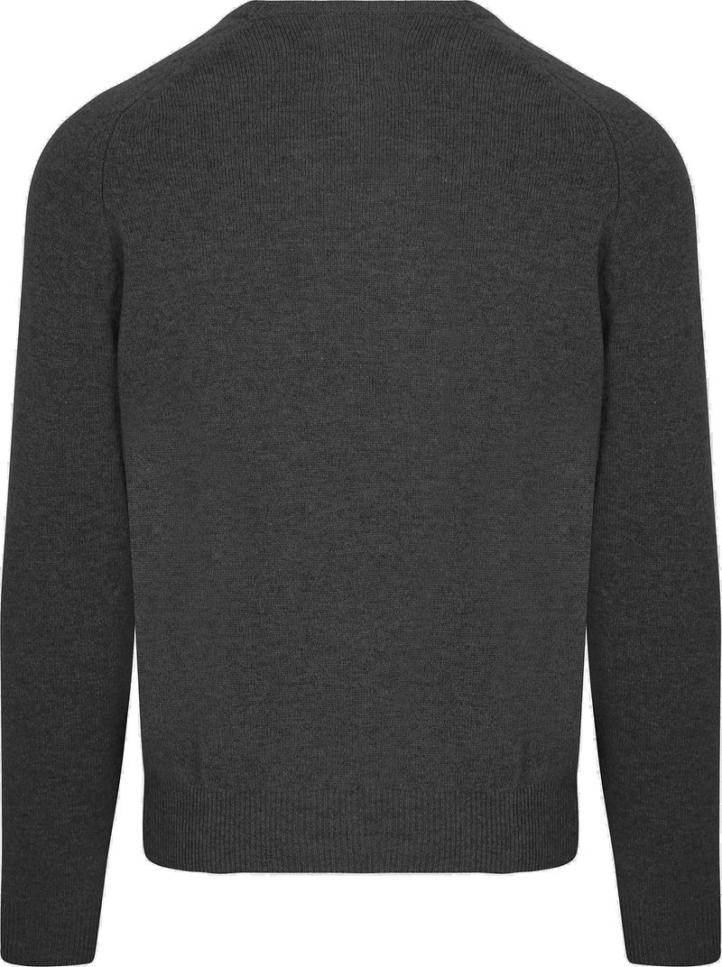 Steppin' Out Trui V-hals Lamswol Antraciet