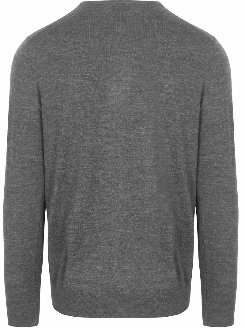 Profuomo Pullover Merinowol Grijs