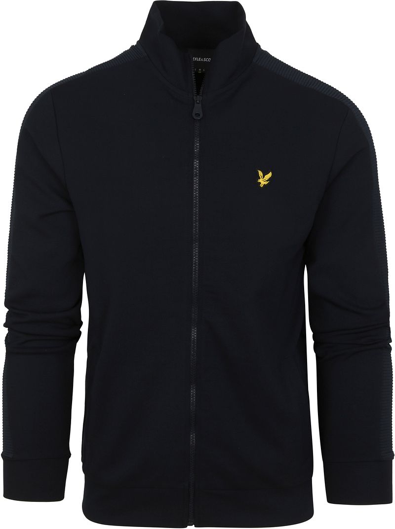 Lyle & Scott Cardigan Marine  Bleu Bleu foncé taille M