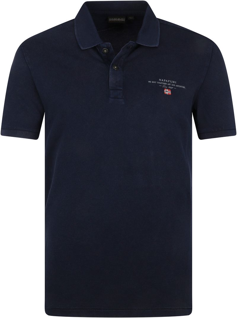 Napapijri Polo Elbas Navy Blau - Größe XL günstig online kaufen