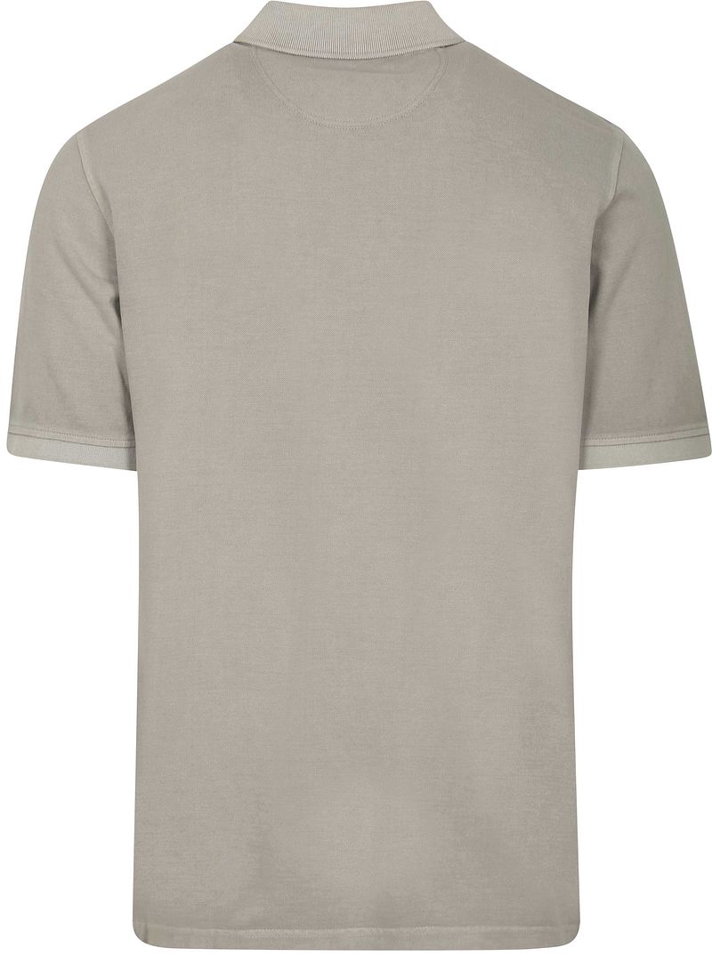 Casa Moda Polo Piqué Garment Dye Grijs