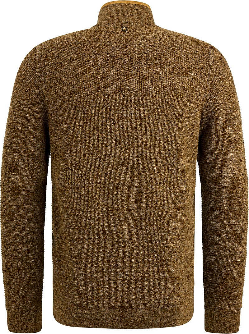 PME Legend Half Zip Trui Mouliné Bruin