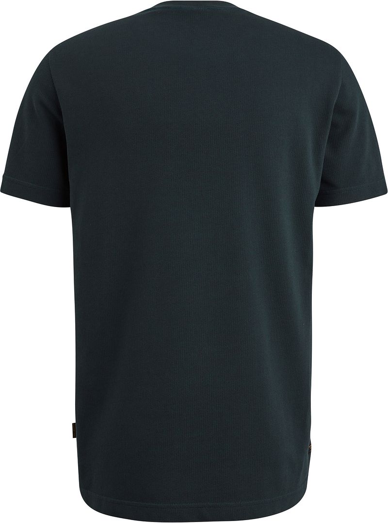 PME Legend Single Jersey T-Shirt Textured Navy