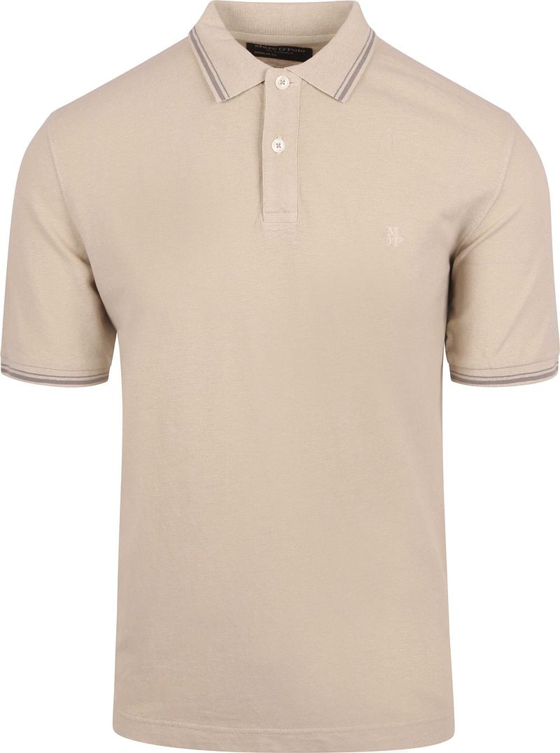 Marc O'Polo Poloshirt Solid Overdye Ecru - Größe L günstig online kaufen