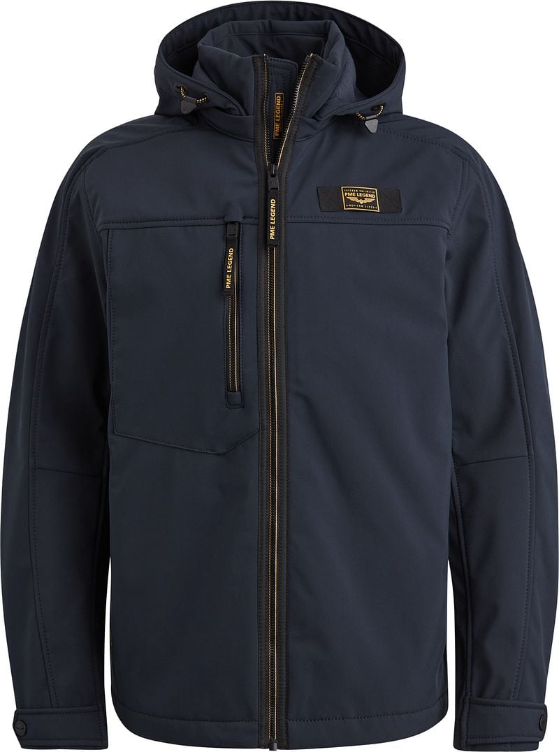 PME LEGEND Heren Jassen Semi Long Jacket Successor 3l Soft Shell Blauw
