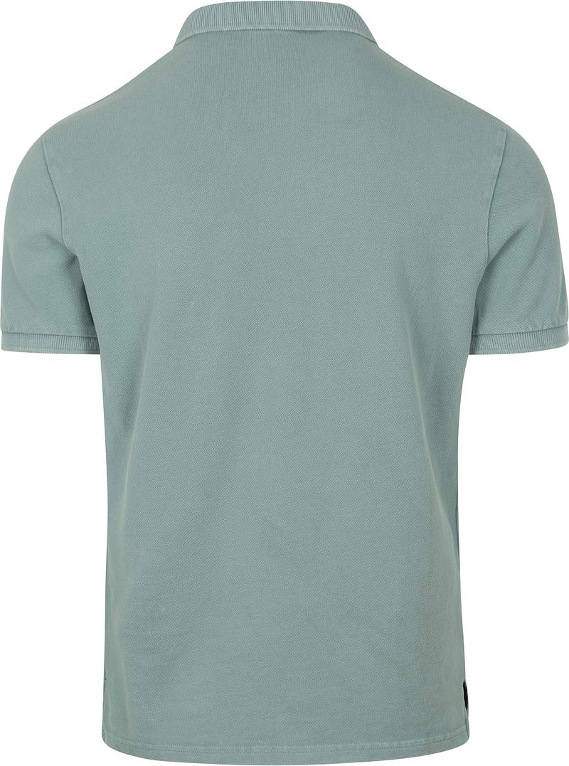 Superdry Polo Destroyed Tourmaline Blue