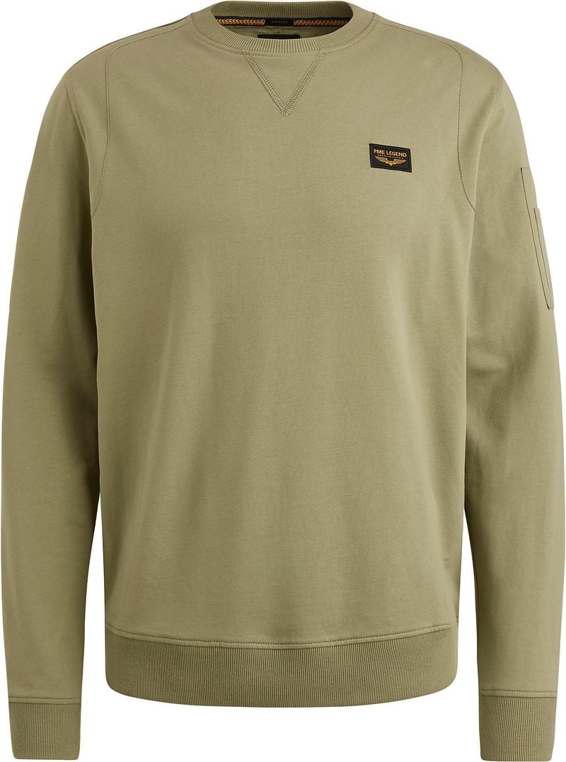 PME Legend American Classic Sweater Oil Grün - Größe 3XL günstig online kaufen