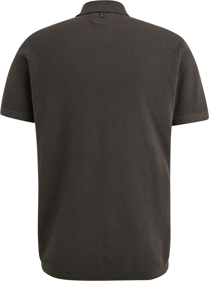 PME Legend Poloshirt Knitted Beluga Groen
