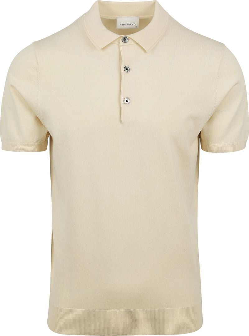 Profuomo Poloshirt Luxury Ecru - Größe XL günstig online kaufen