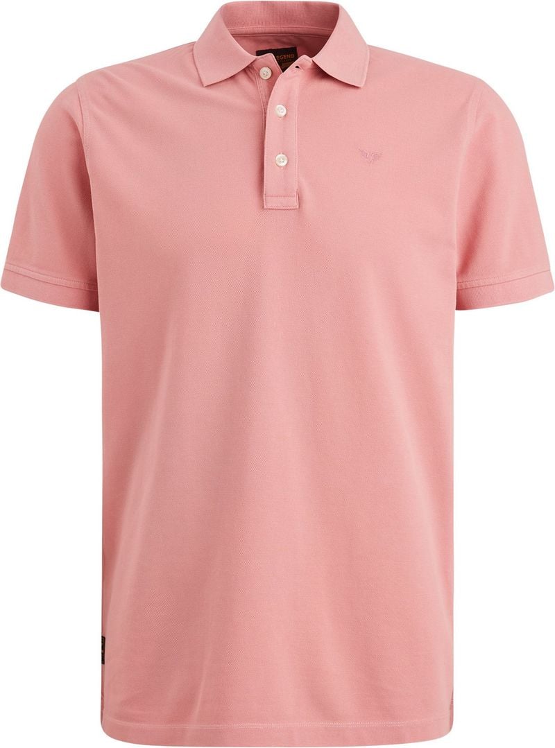 PME Legend Polo Shirt met Korte Mouwen Pink Heren