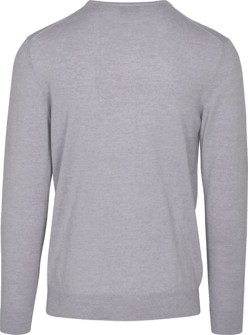 Profuomo Pullover Merinowol Grijs