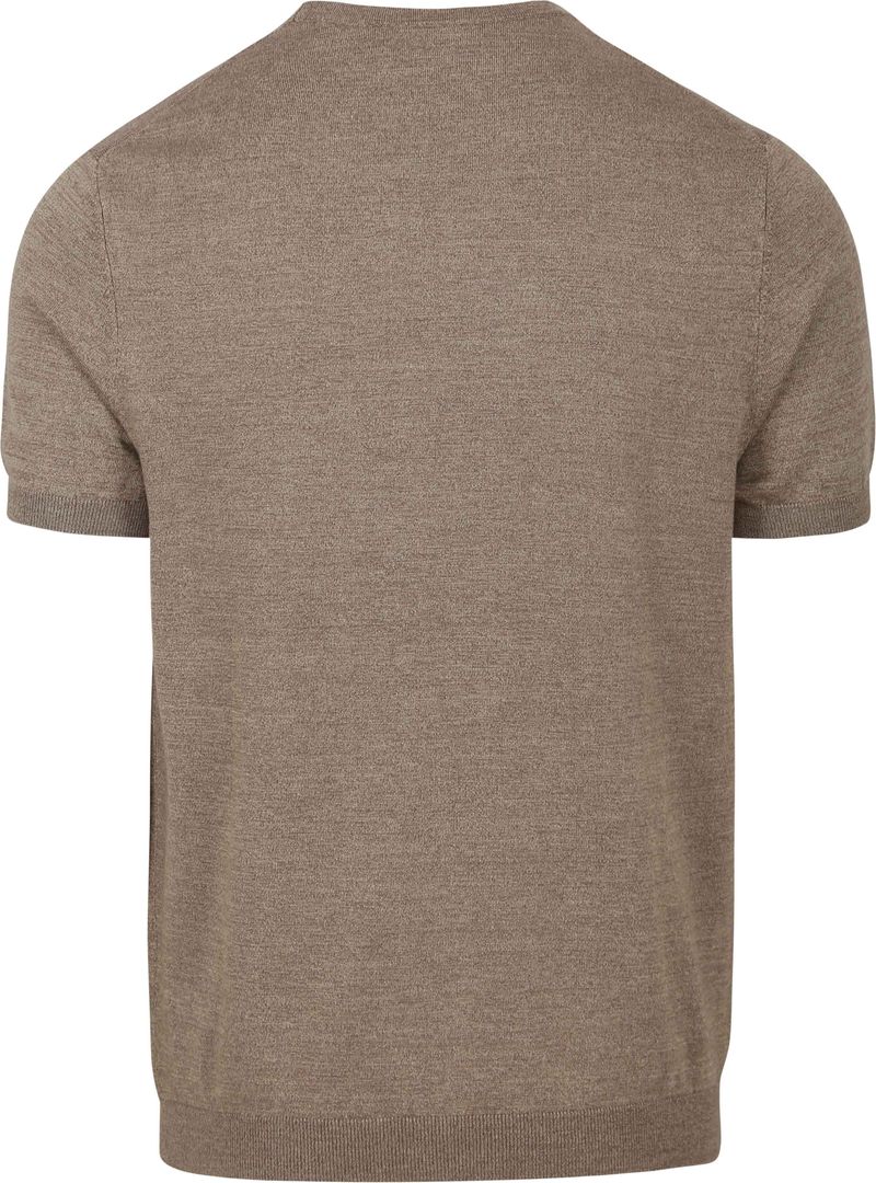 Blue Industry Knitted T-Shirt Melange Taupe