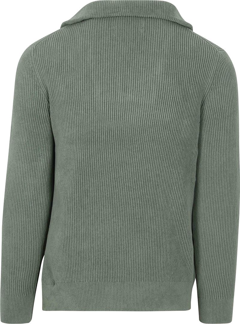Marc O'Polo Half Zip Trui Groen