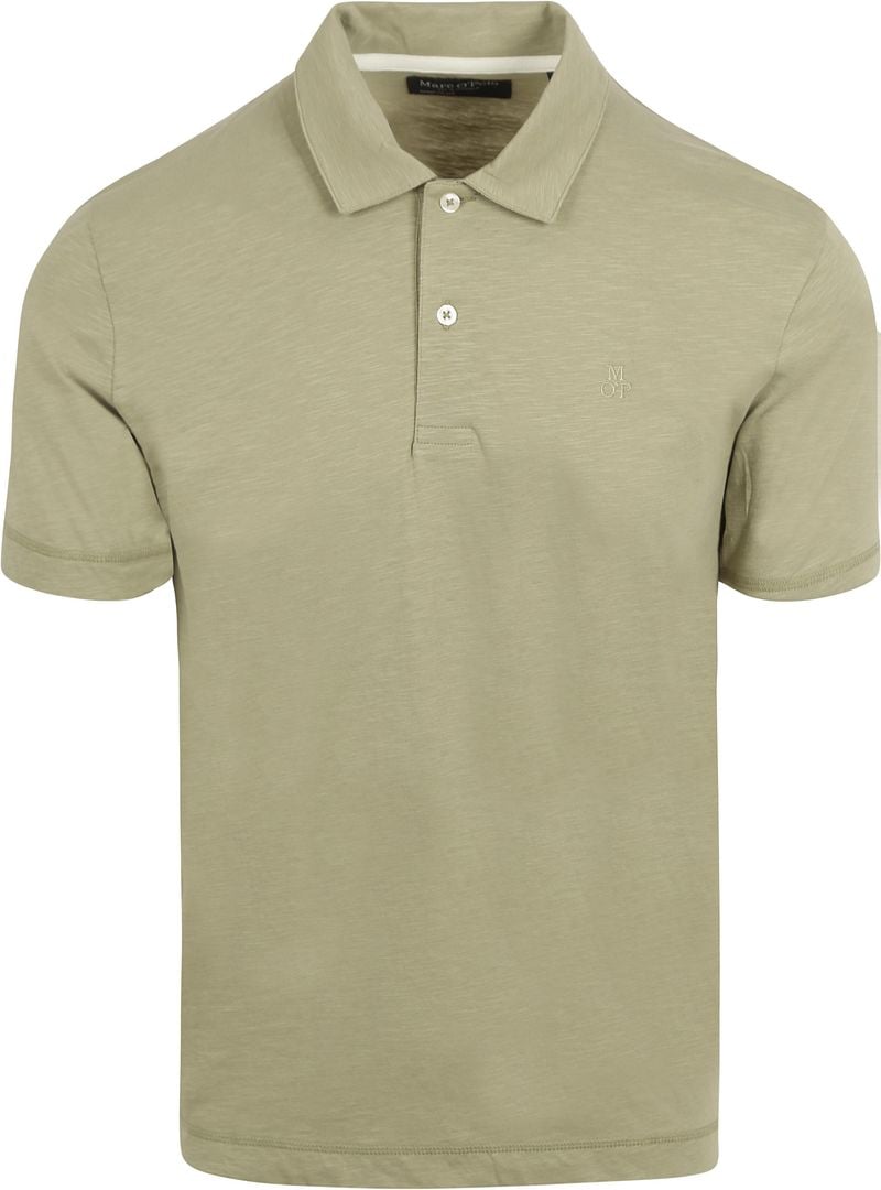 Marc O'Polo Poloshirt Slubs Sage Grün - Größe XL günstig online kaufen