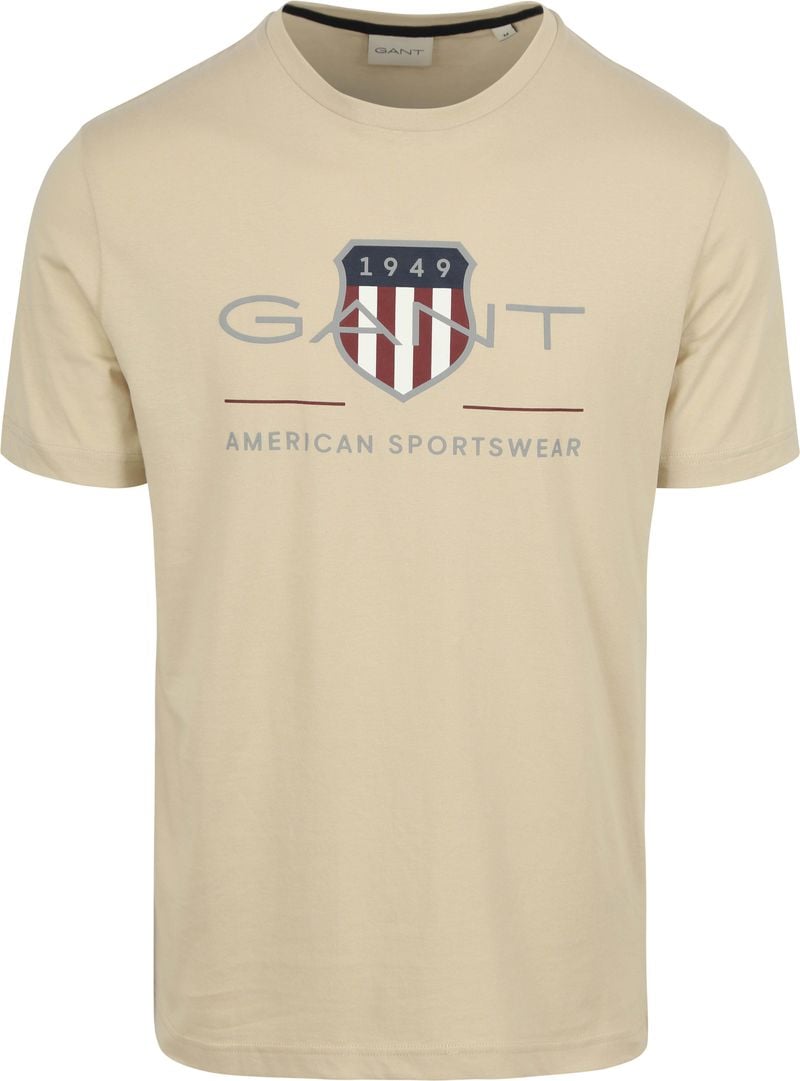 Gant T-shirt met labelprint model 'ARCHIVE'