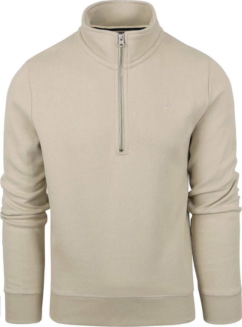 Superdry Half Zip Pullover Beige - Größe XXL günstig online kaufen