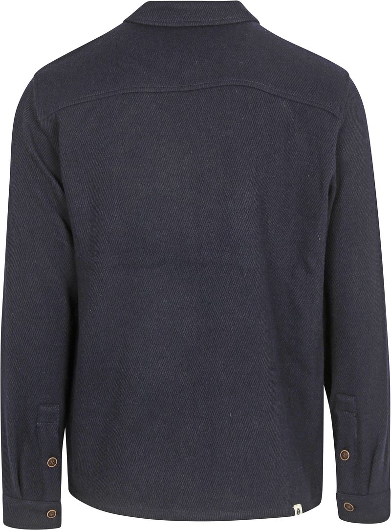 Anerkjendt  Overshirt Hanky Wolblend Navy