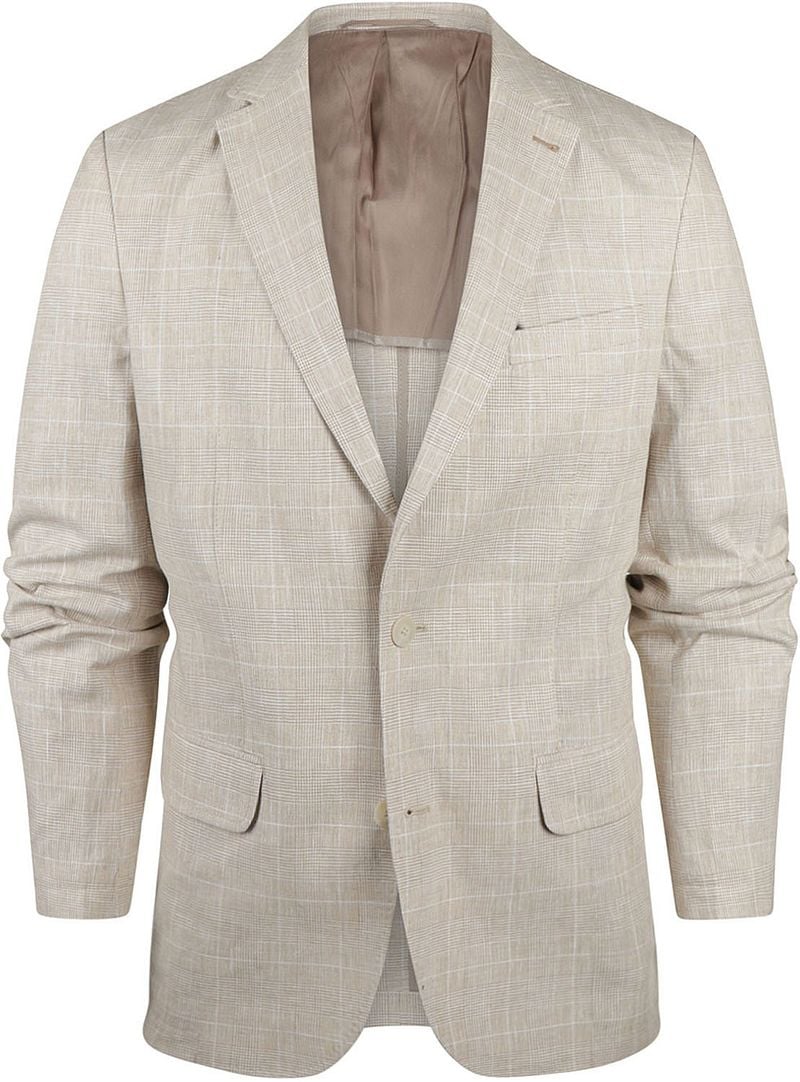 Steppin' Out Blazer Karos Beige - Größe 54 günstig online kaufen