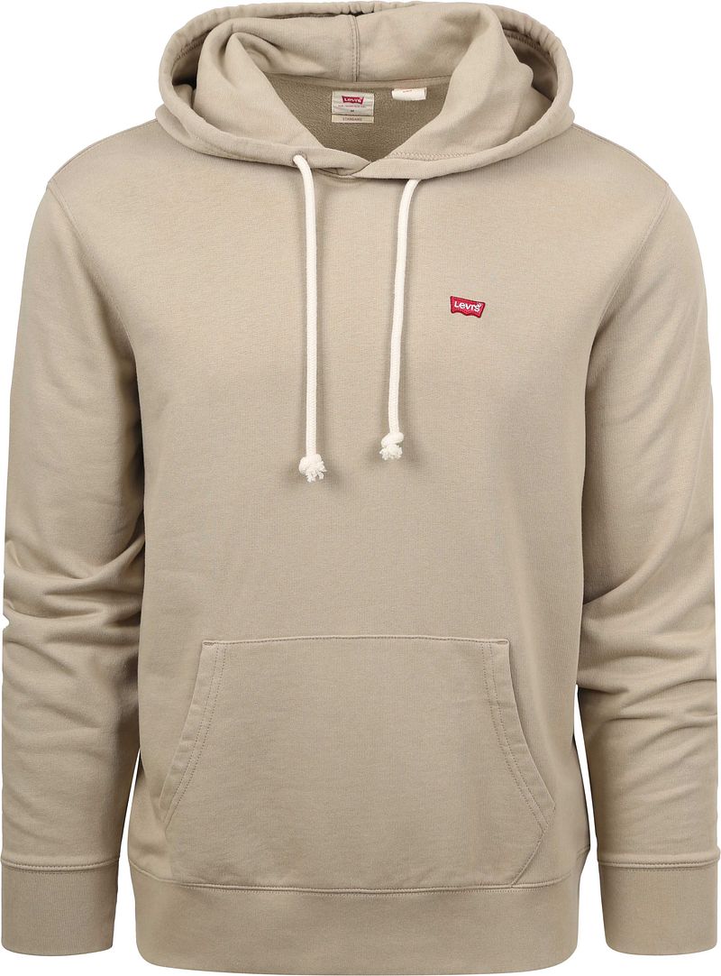 Levi's Original Regular-Fit Hoodie Beige - Größe S günstig online kaufen