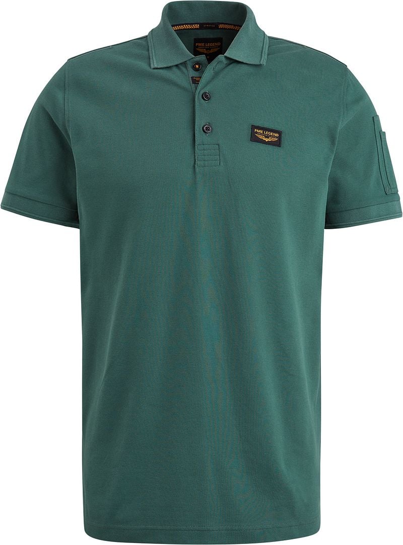 PME Legend Poloshirt Trackway Forest Grün - Größe XL günstig online kaufen